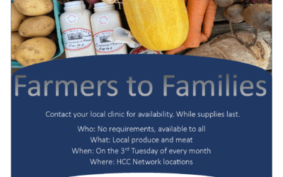 Farmers to Families – Monthly Outreach Event