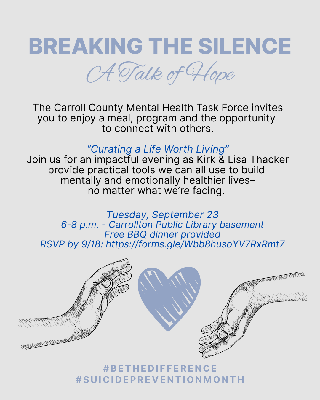 Breaking the Silence Program Flyer 9.23.25